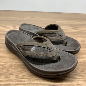 New Balance Womens Revive Thong Sandals Comfort Brown Size 5 EU 36